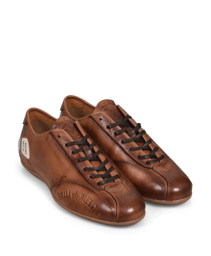 Racing 1 heren sneakers bruin