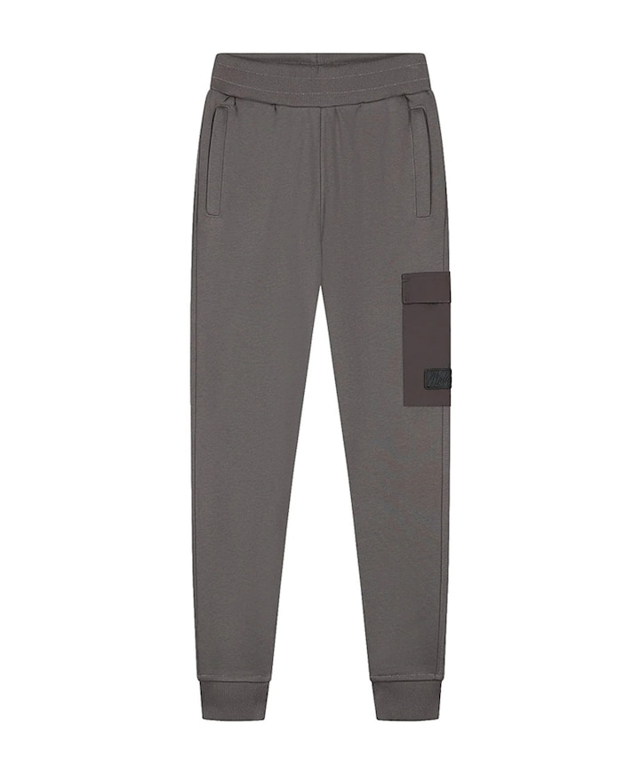 Nylon pocket sweatpants jongens broek grijs