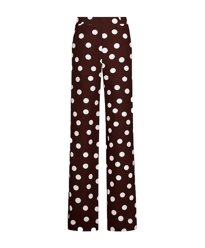 Lexie dot dames broek bruin