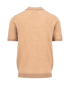 Heren polo beige