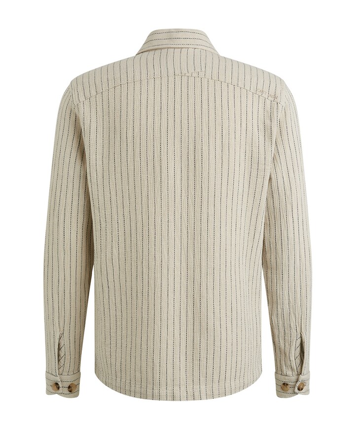 Overhemd lange mouw beige