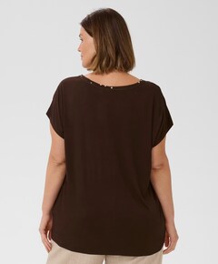 Dames blouse bruin