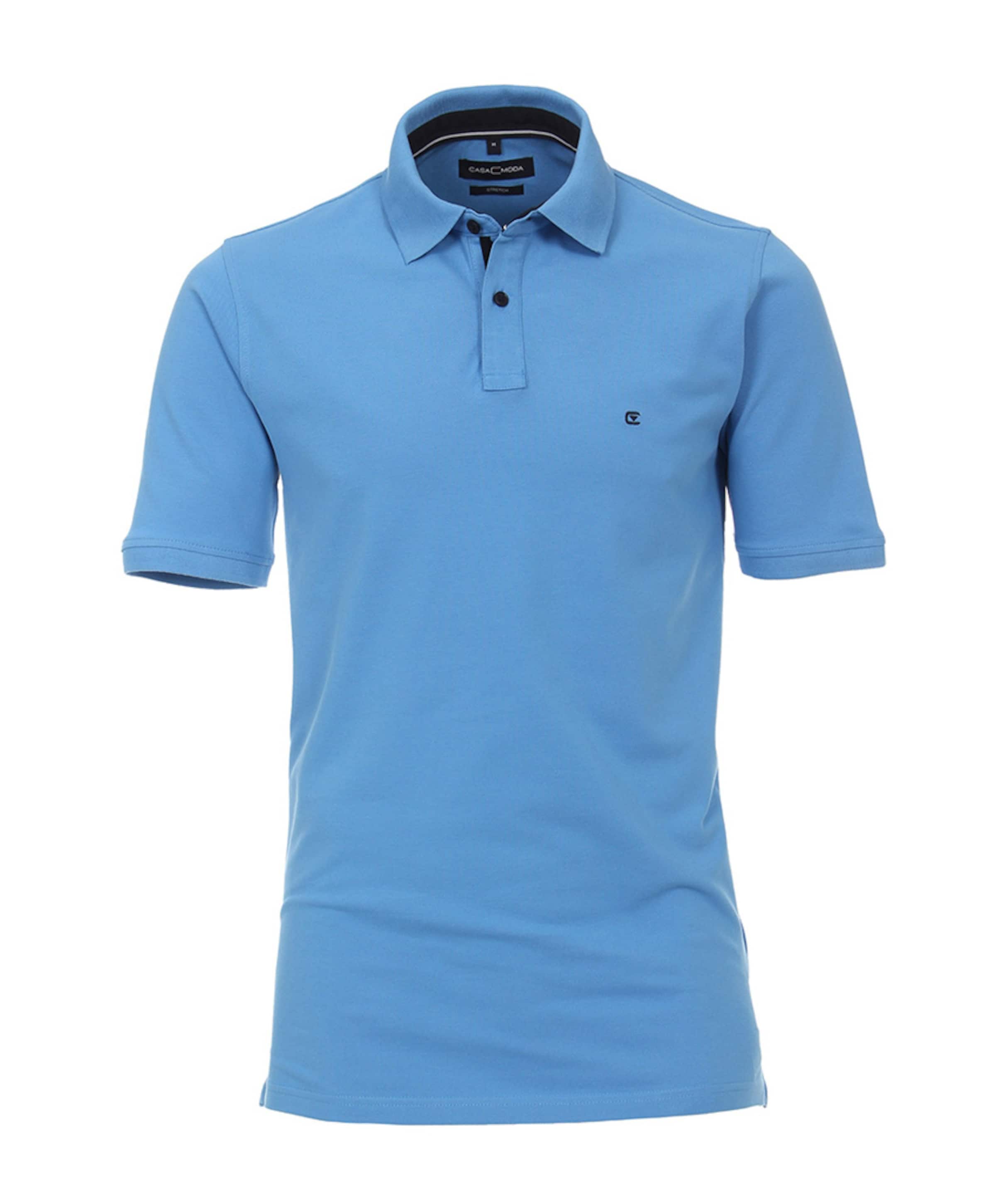 Heren polo blauw