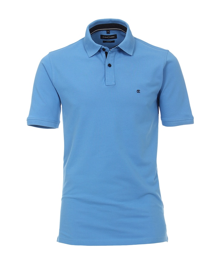 Heren polo blauw