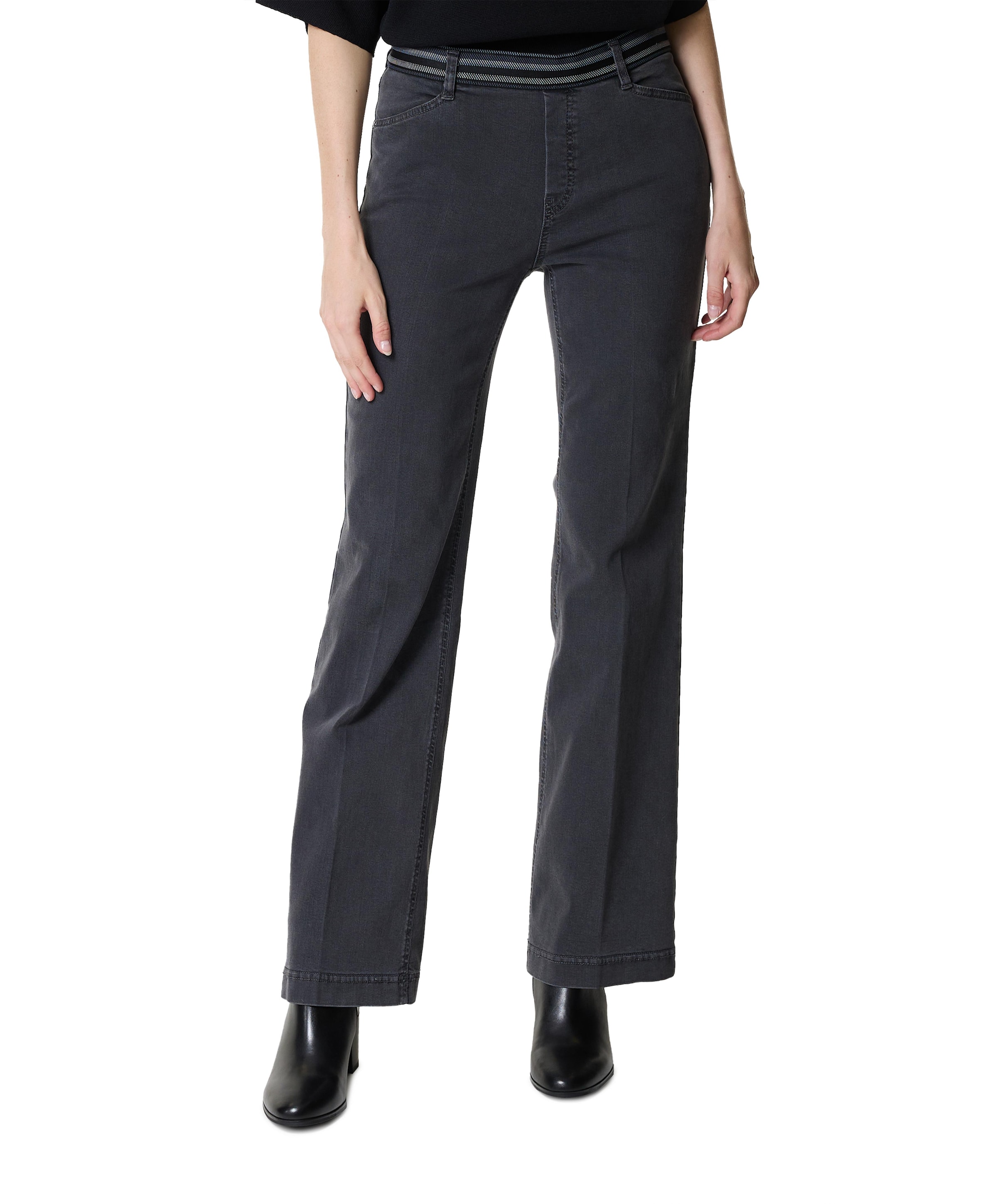 Pull On Slim dames broek grijs