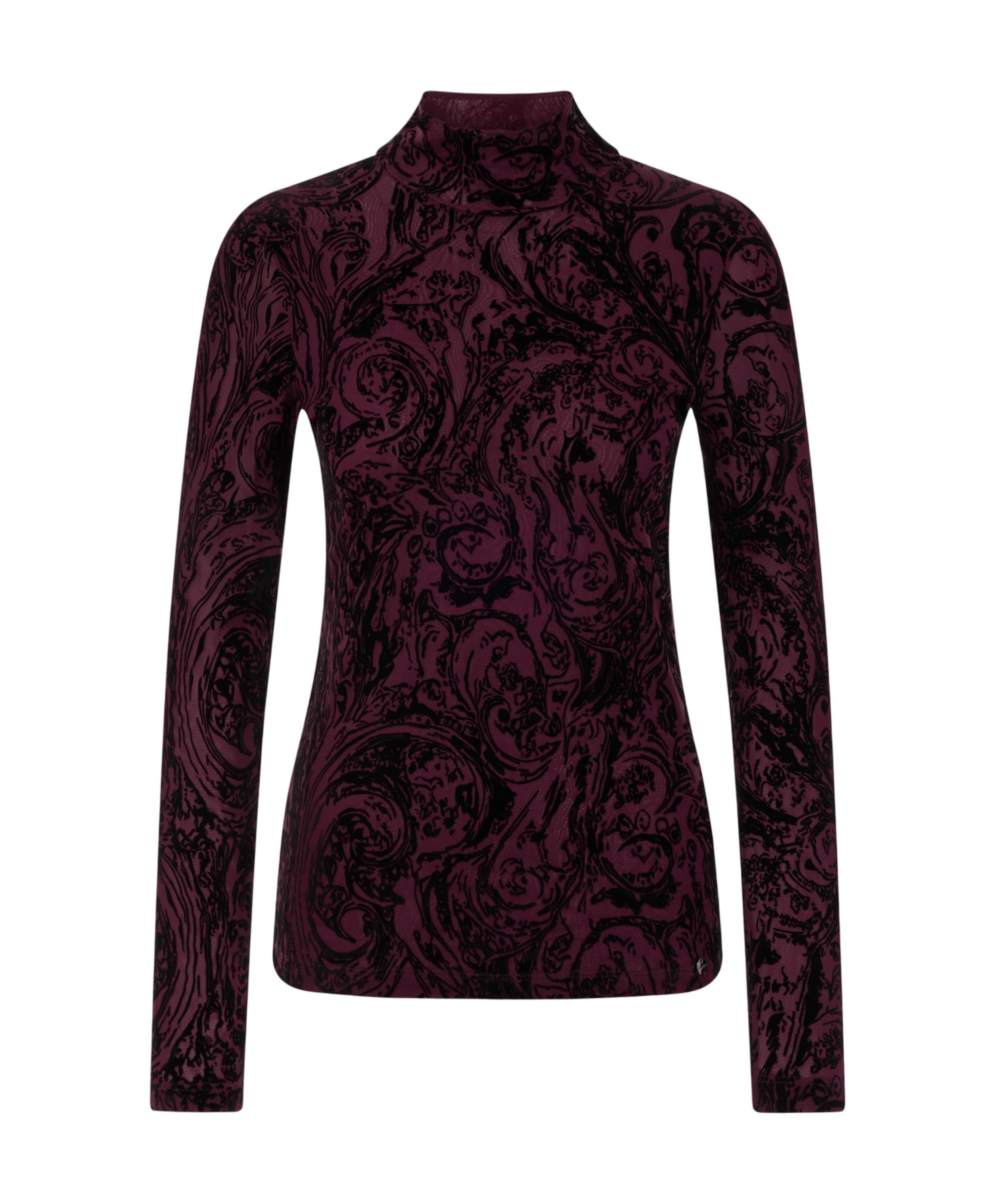 Dames longsleeve bordeaux