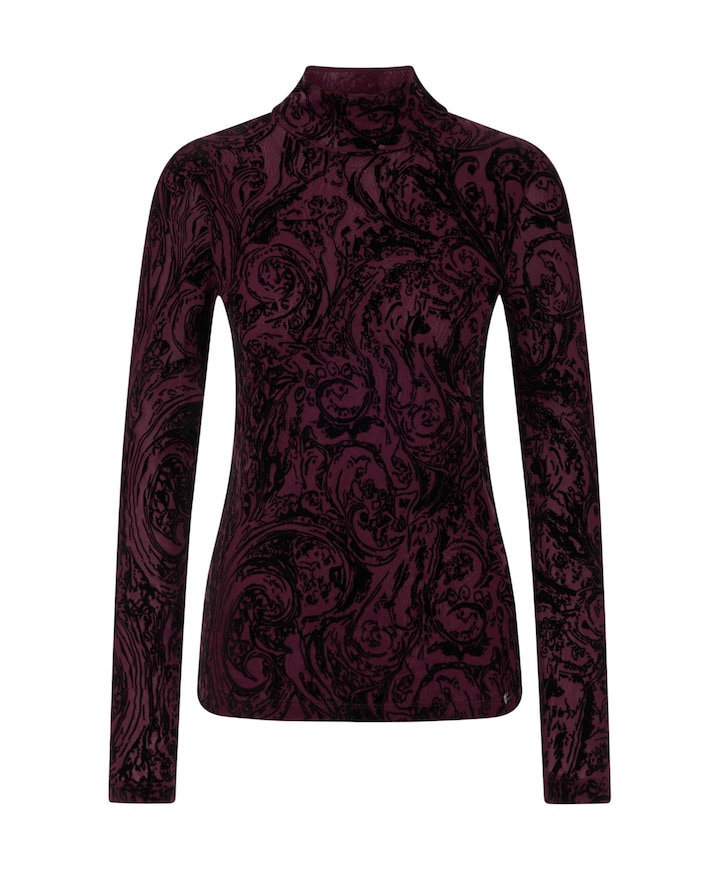 Dames longsleeve bordeaux