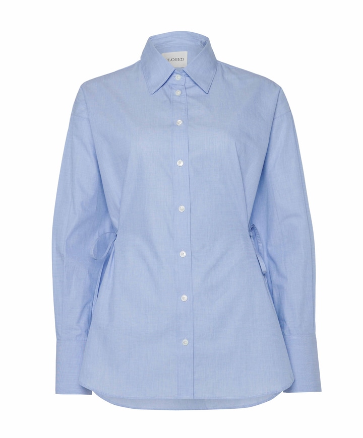 Dames blouse blauw