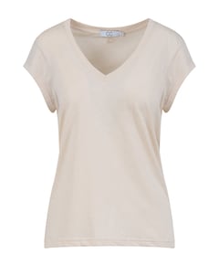 Dames t-shirt ecru