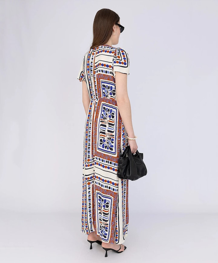 Dames jurk multicolor
