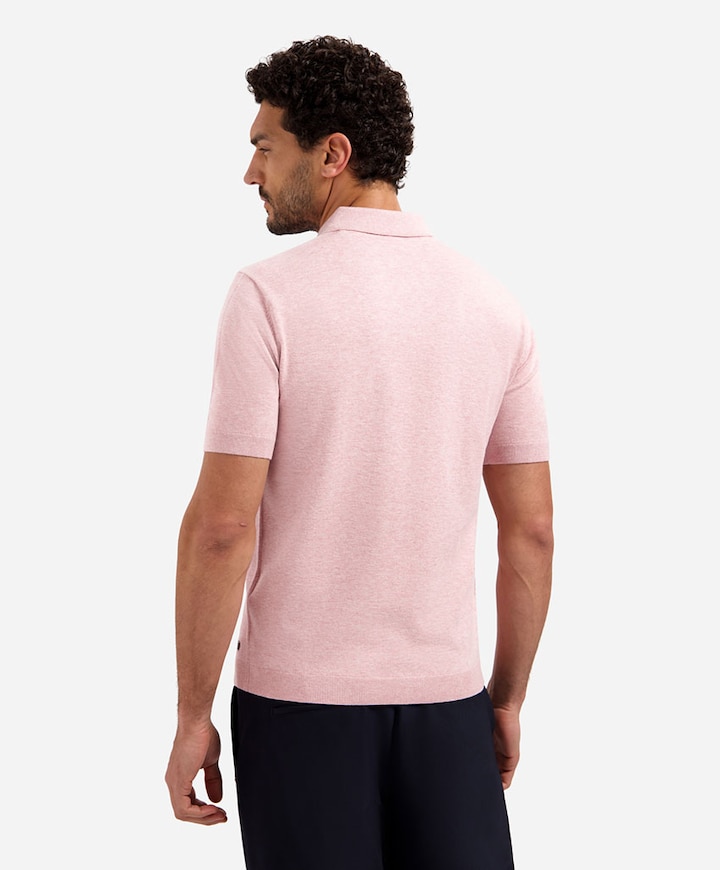 Heren polo roze