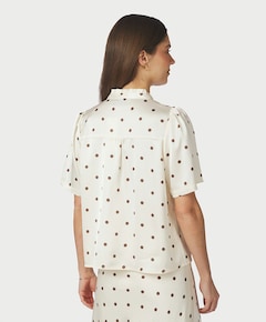 Dames top ecru