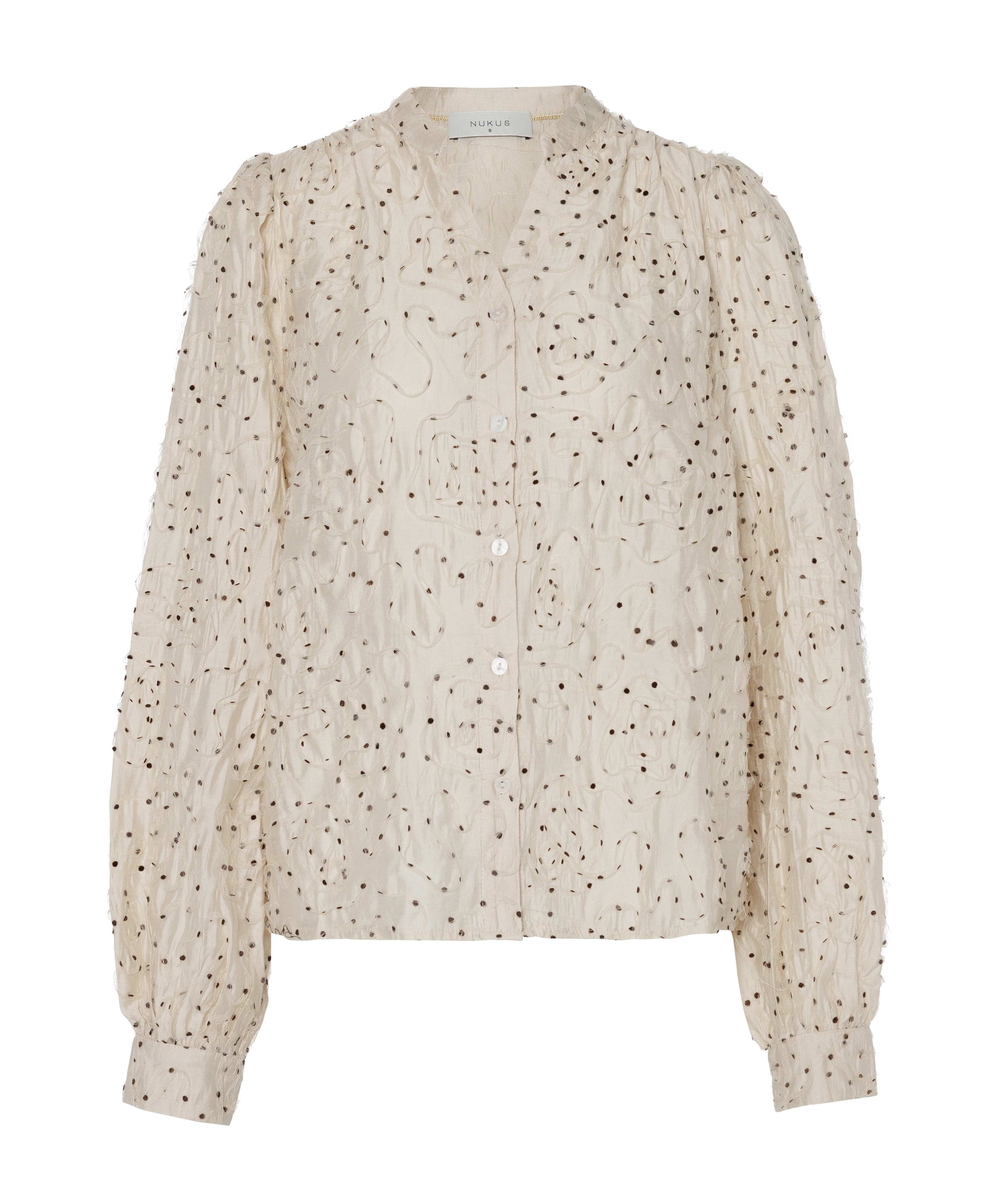 Dames blouse beige