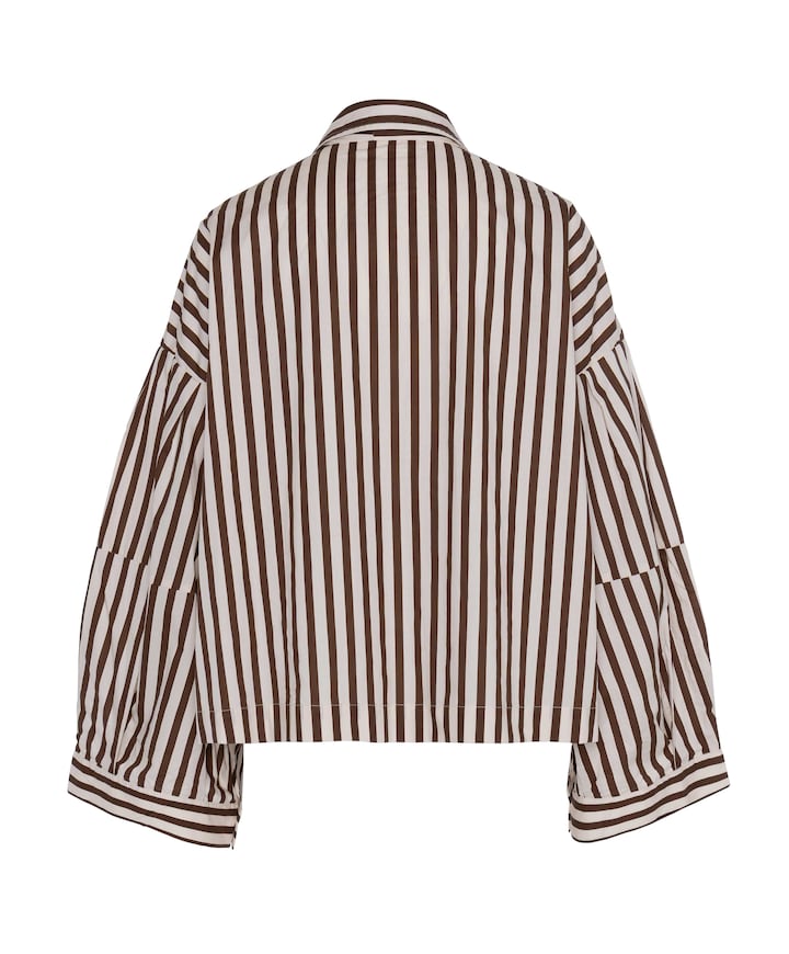 Dames blouse bruin
