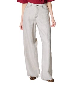 ABBYFV 888 CRYSTAL LINEN dames broek grijs