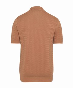 Heren polo brique