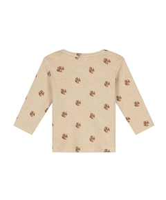Uniseks longsleeve beige