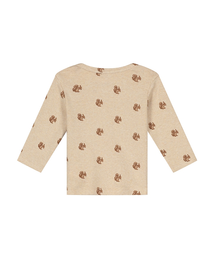 Uniseks longsleeve beige