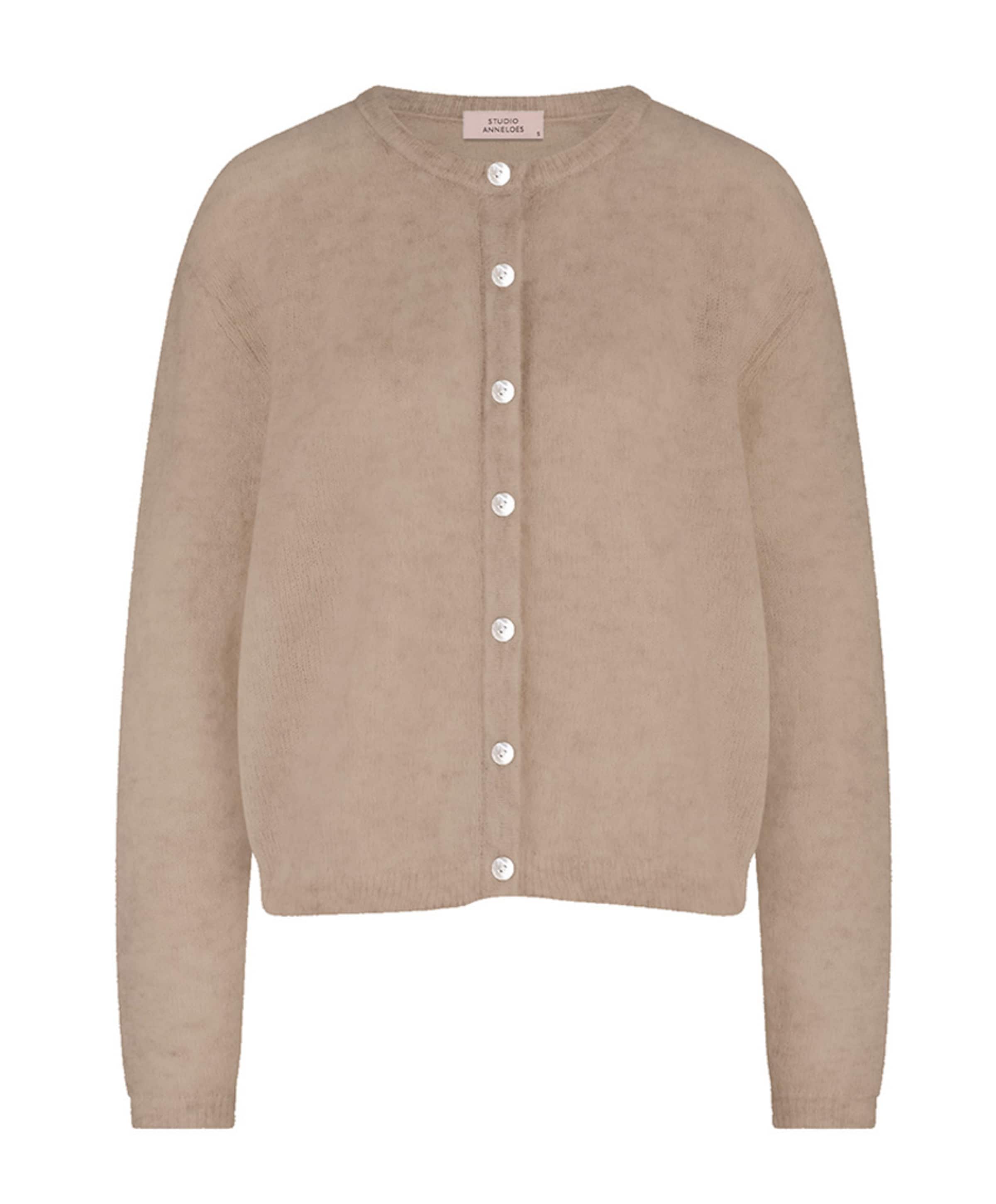 Dames vest beige