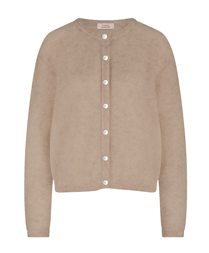 Dames vest beige