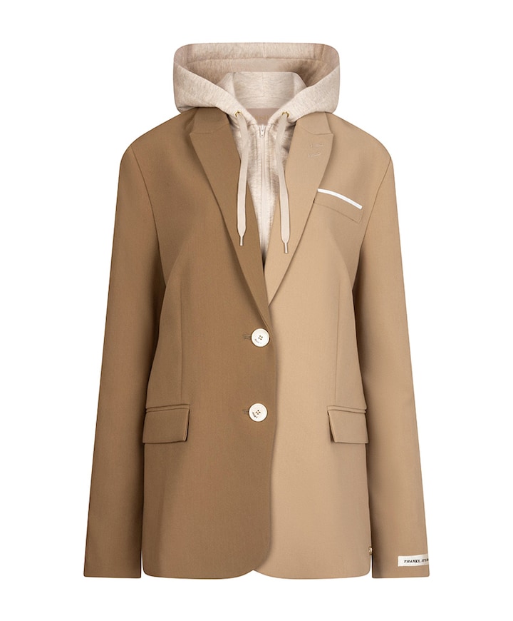 Dames blazer beige