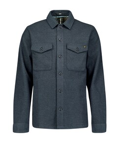 Heren overshirt blauw