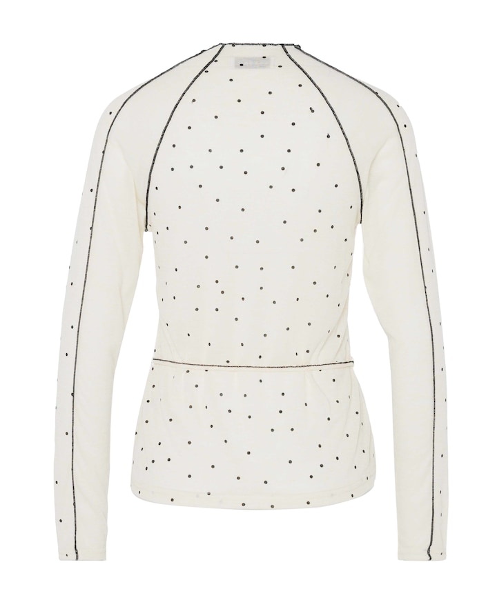 Dames longsleeve ecru