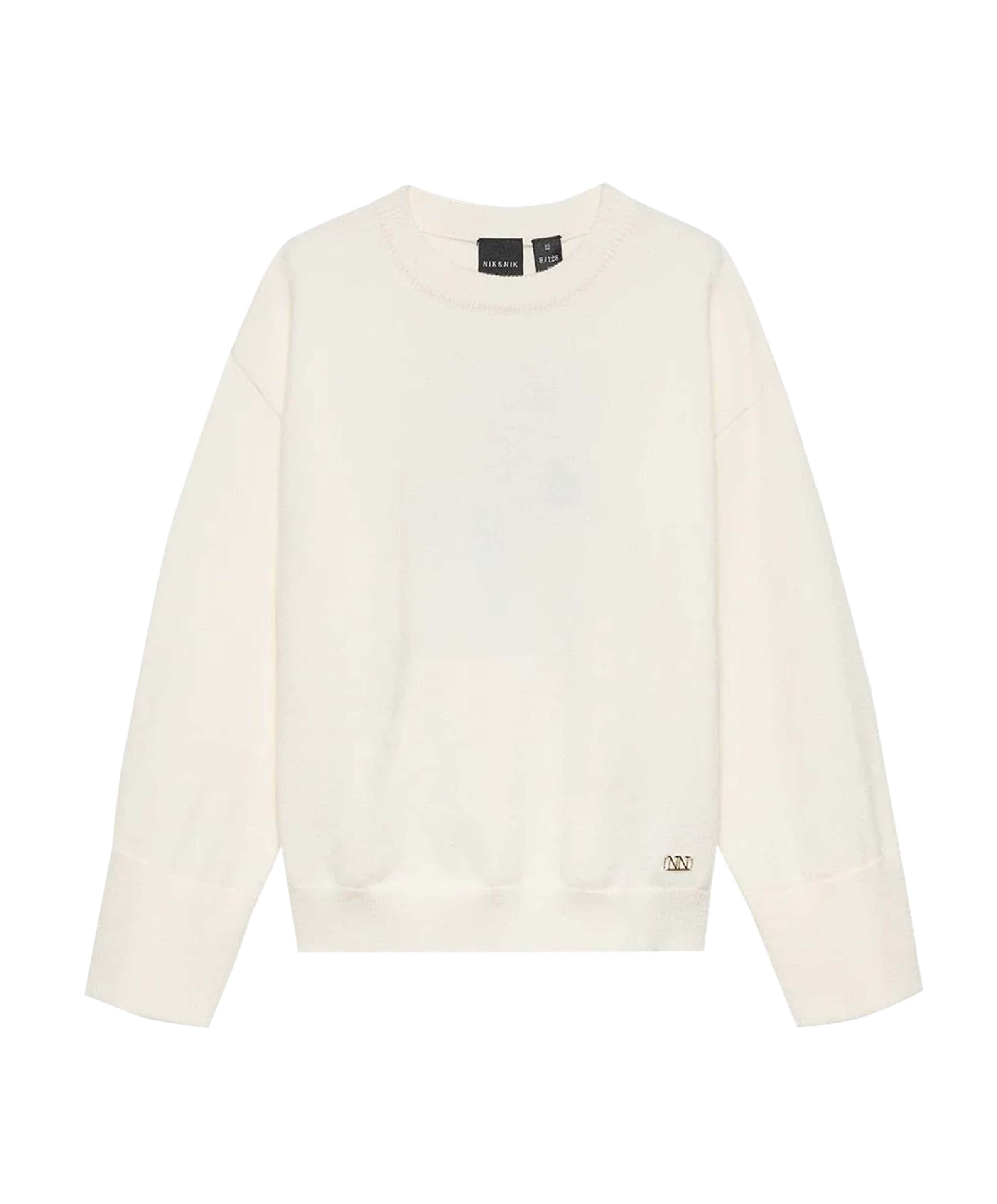 Meisjes sweater ecru