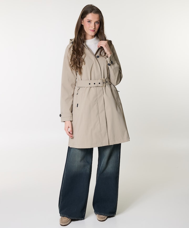 Dames jas beige