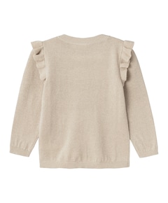 Meisjes vest beige