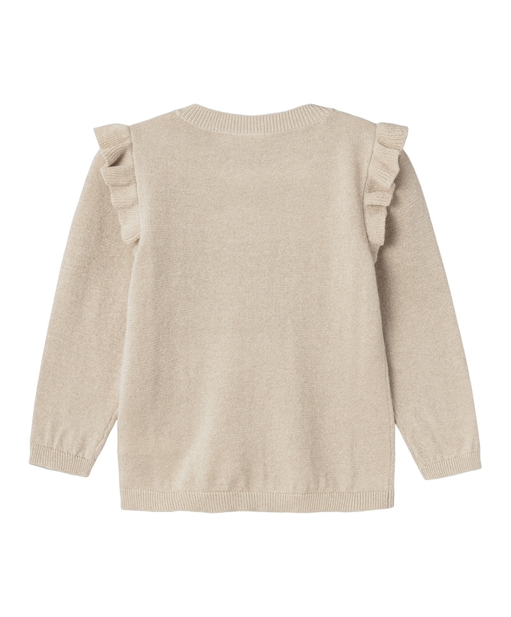 Meisjes vest beige
