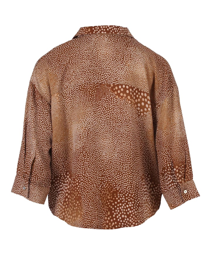 Dames blouse beige
