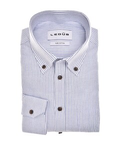 Overhemd lange mouw blauw