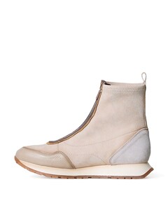 Kansas dames enkellaarzen beige