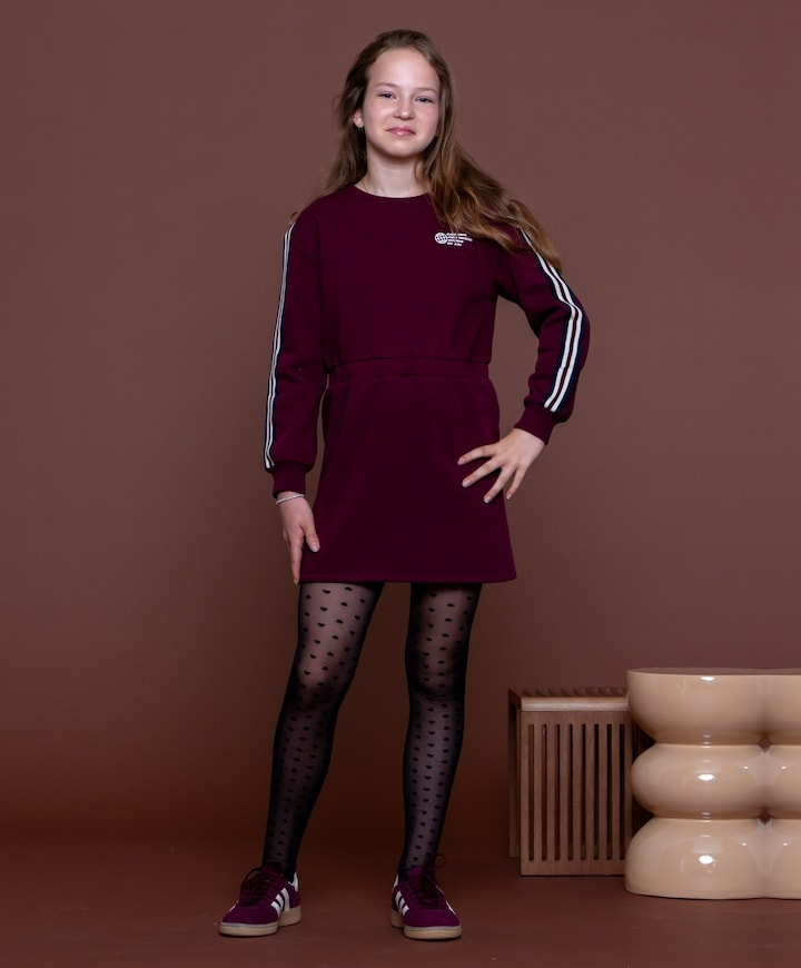 Meisjes jurk bordeaux