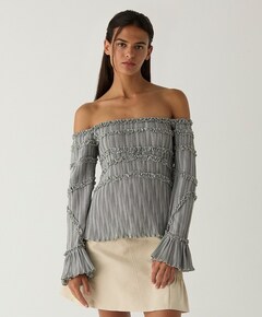 Dames blouse grijs