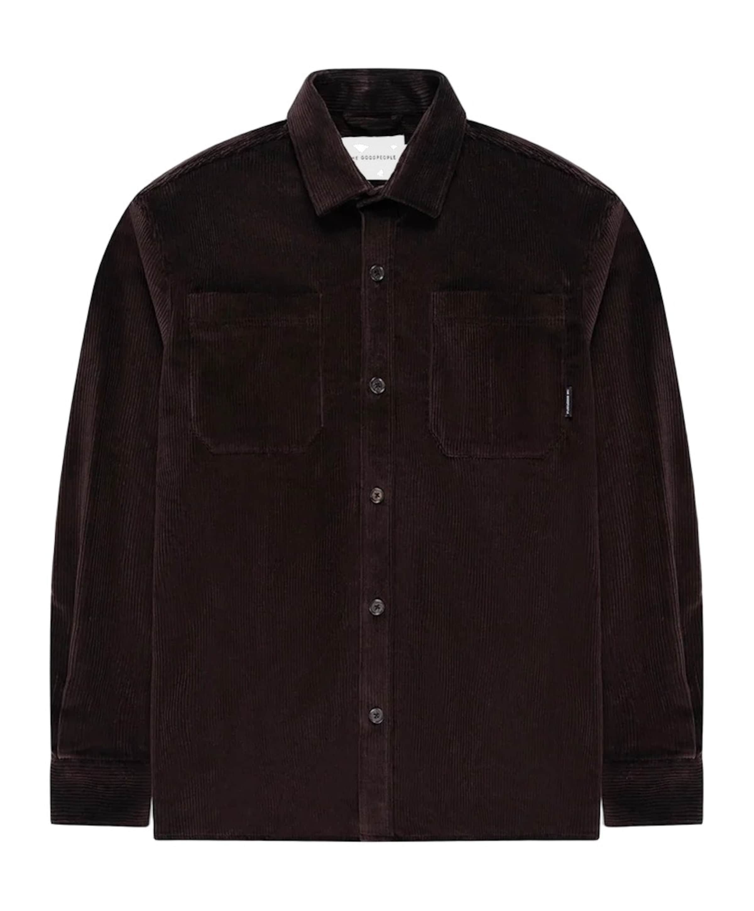 Heren overshirt bruin