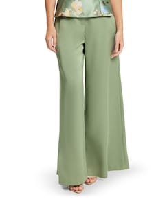 Satinhose mit weitem Bein und franz dames pantalon groen