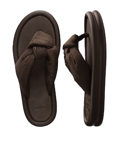 HAV. OVER PUFFED UP dames slippers bruin