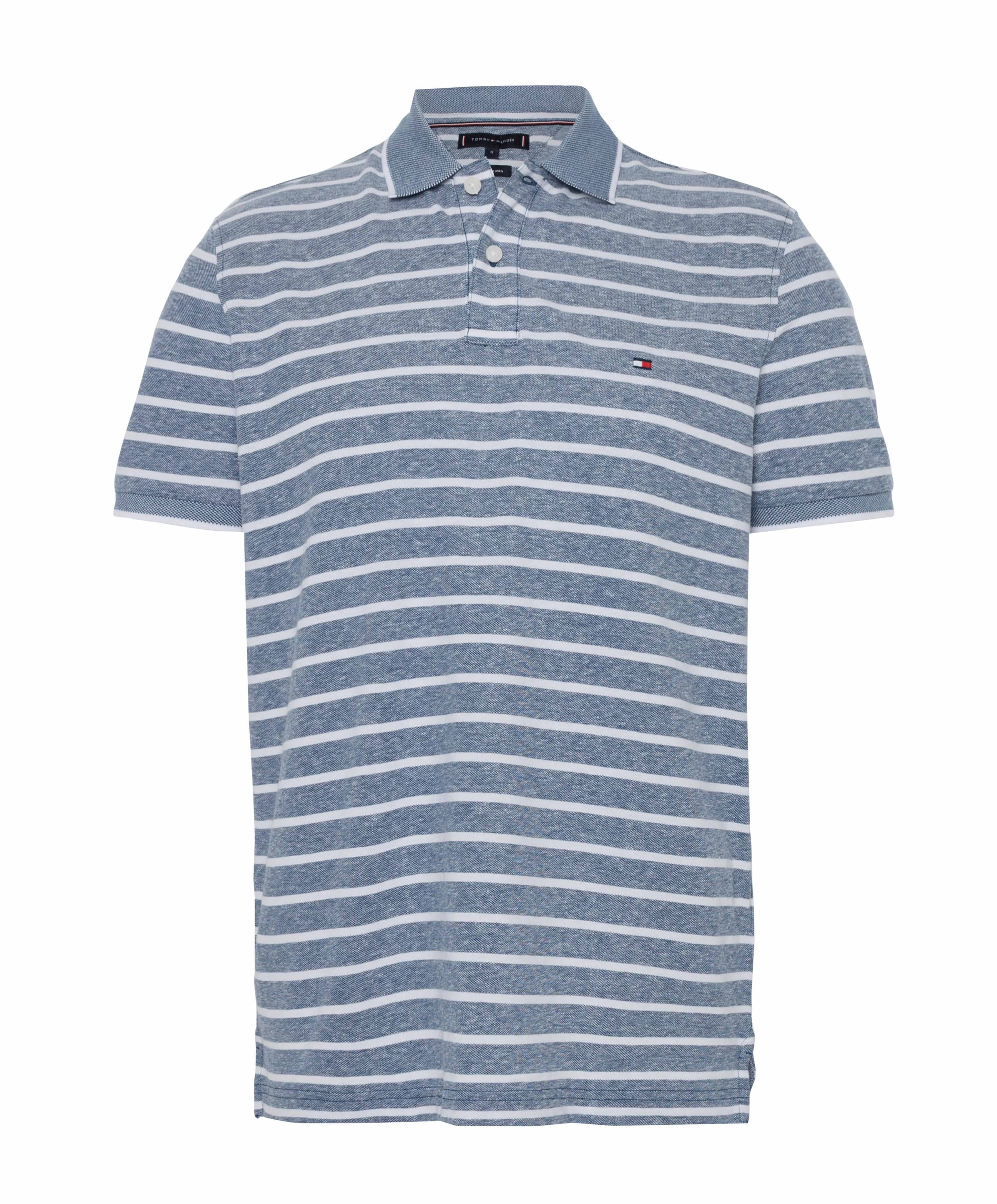 Heren polo blauw
