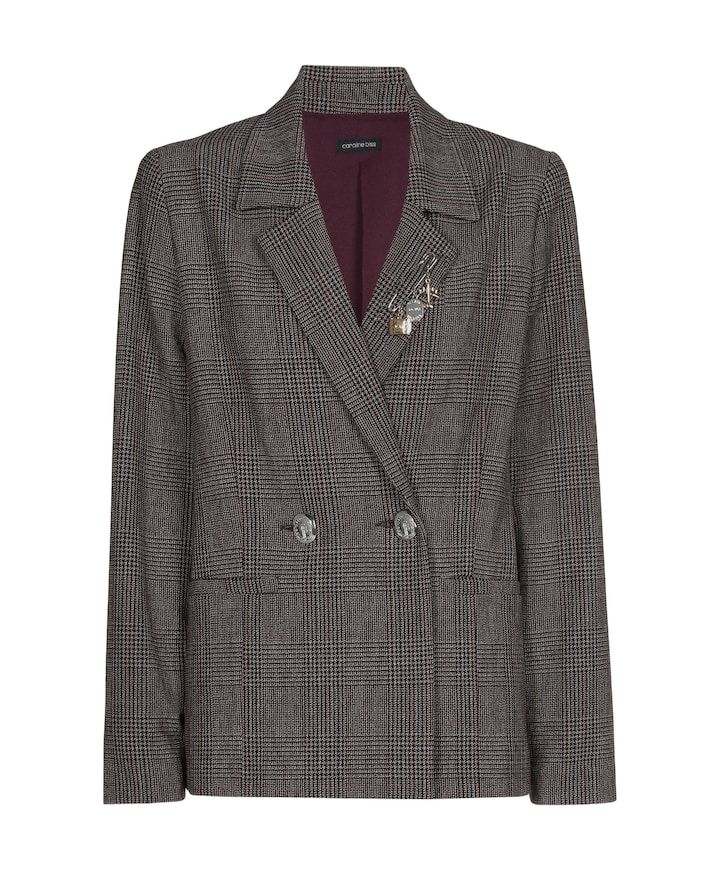 Dames blazer bruin