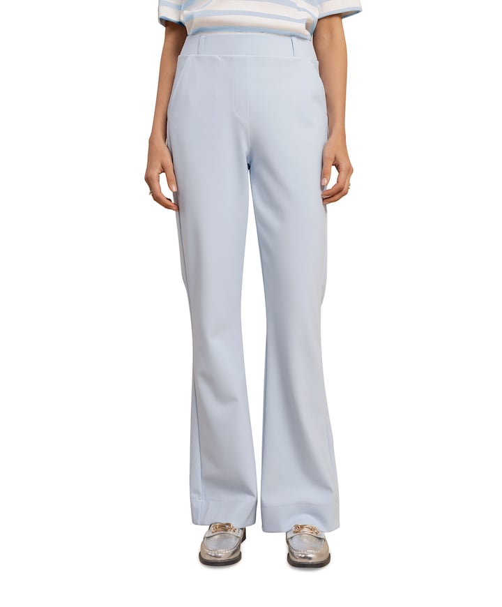 Flair bonded dames broek blauw