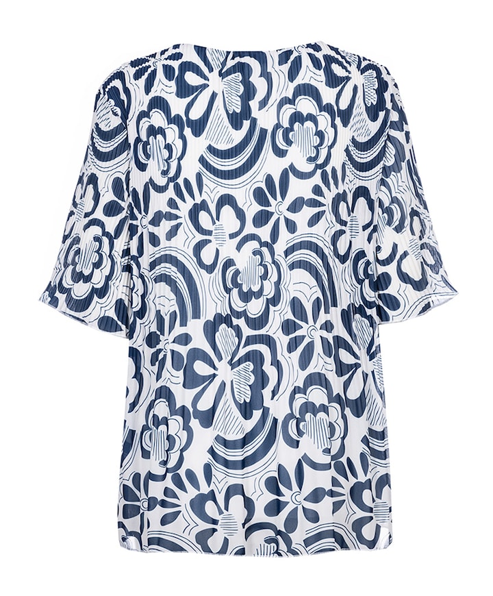 Dames blouse blauw