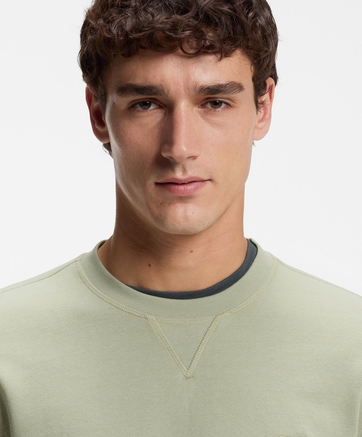 Heren sweater groen