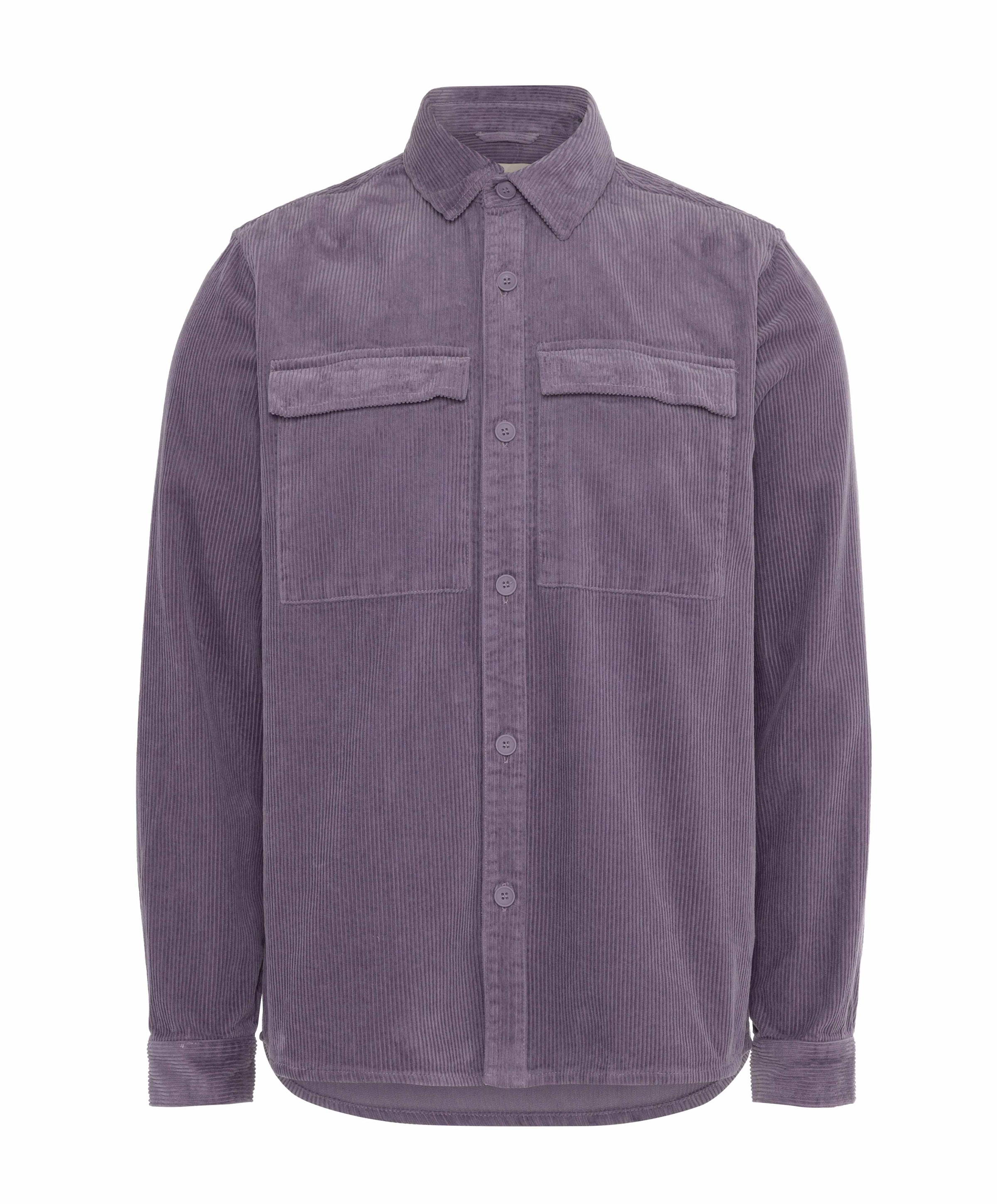 Heren overshirt paars