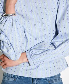 Dames blouse blauw