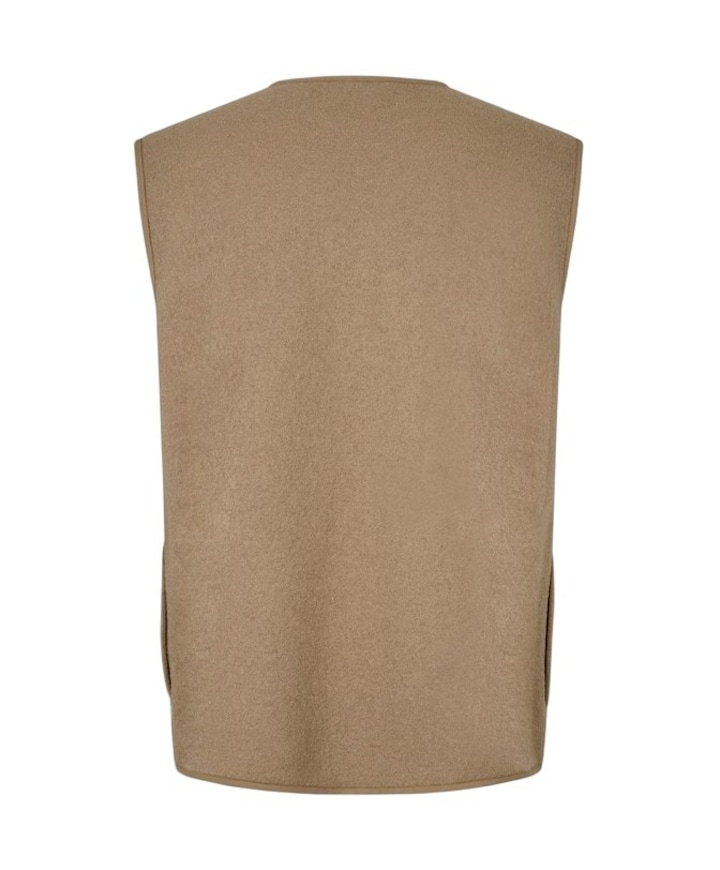 Heren bodywarmer beige
