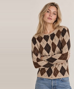 Dames vest beige