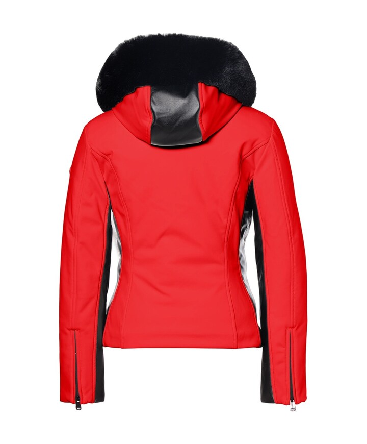 Dames ski-jas rood