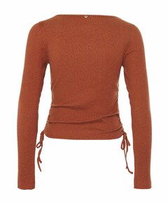 Dames longsleeve brique